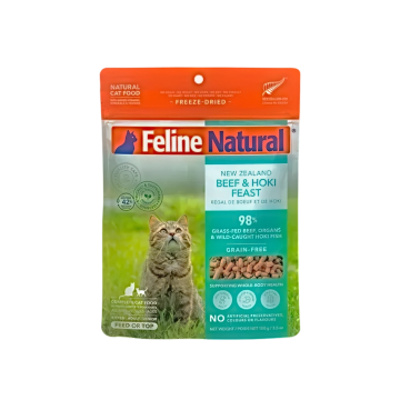 Feline Natural Freeze Dried Beef & Hoki Feast 100g